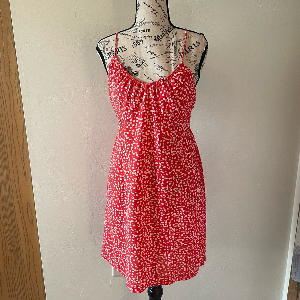 DONATING 2/24 Princess Polly Red Floral Mini Dress